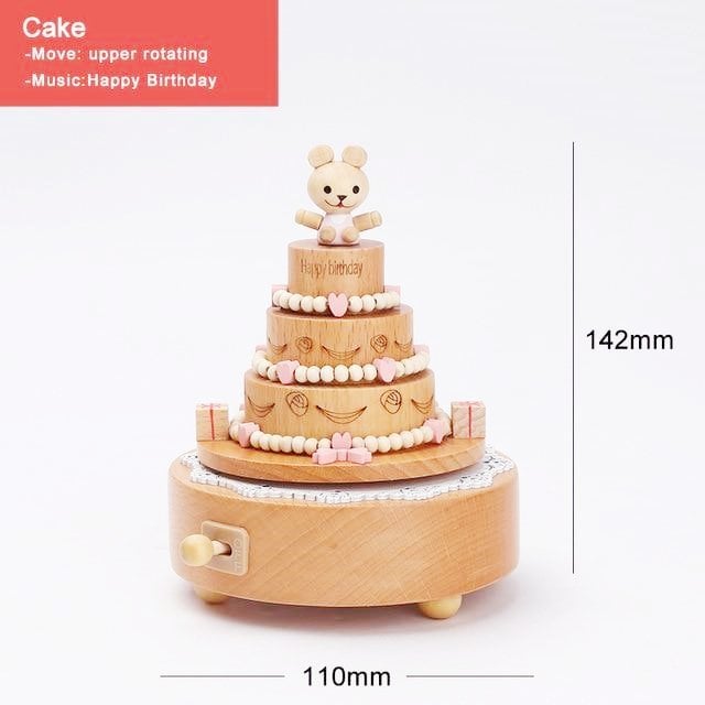 (🔥Last Day Promotion-SAVE 50% OFF)Handmade Wooden Rotating Music Boxes-BUY 2 GET 10% OFF & FREE SHIPPING
