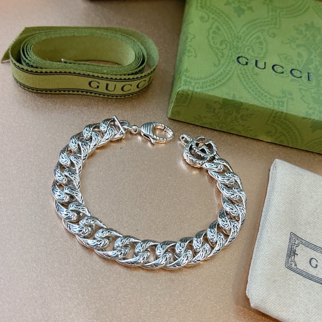 Gucci GG Flat Chain Bracelet