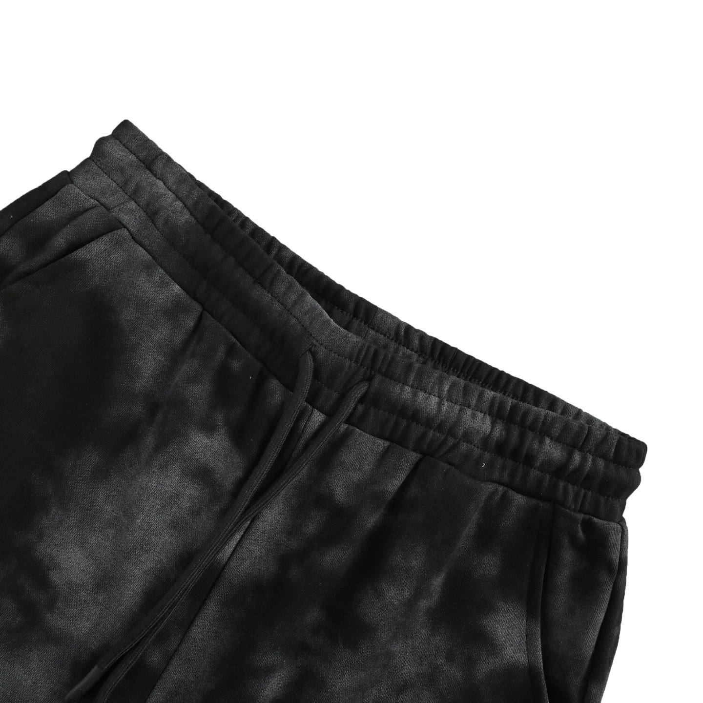 Louis Vuitton 25ss cloud and lettering embroidered tie-dye shorts
