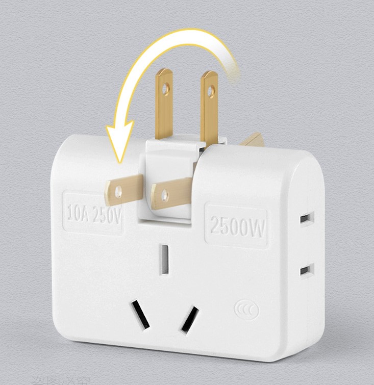 (💥Last Day Promotions-50% OFF)-Upgrade 3 in 1 Rotatable Socket Converter-BUY 5 GET 3 FREE & FREE SHIPPING