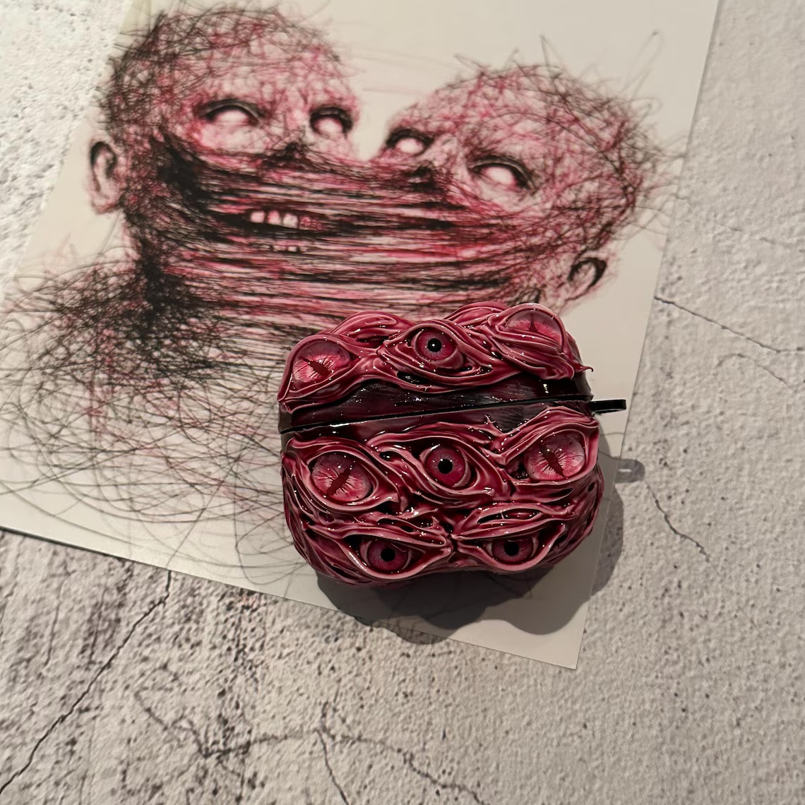 Blood Eyeballs AirPods Case