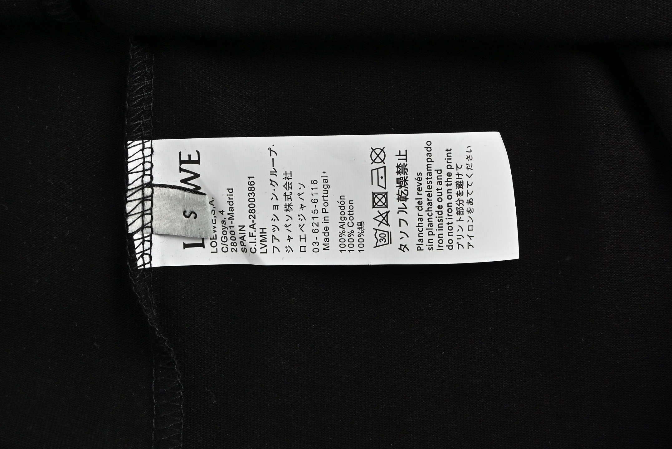 Loewe 24ss short-sleeved shirt with embossed logo on pocket