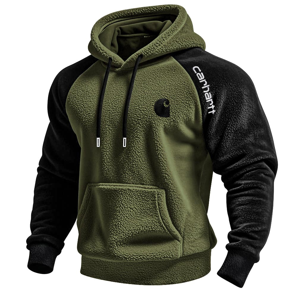 Carhartt Winter Fleece Hoodie with Contrast Sleeves