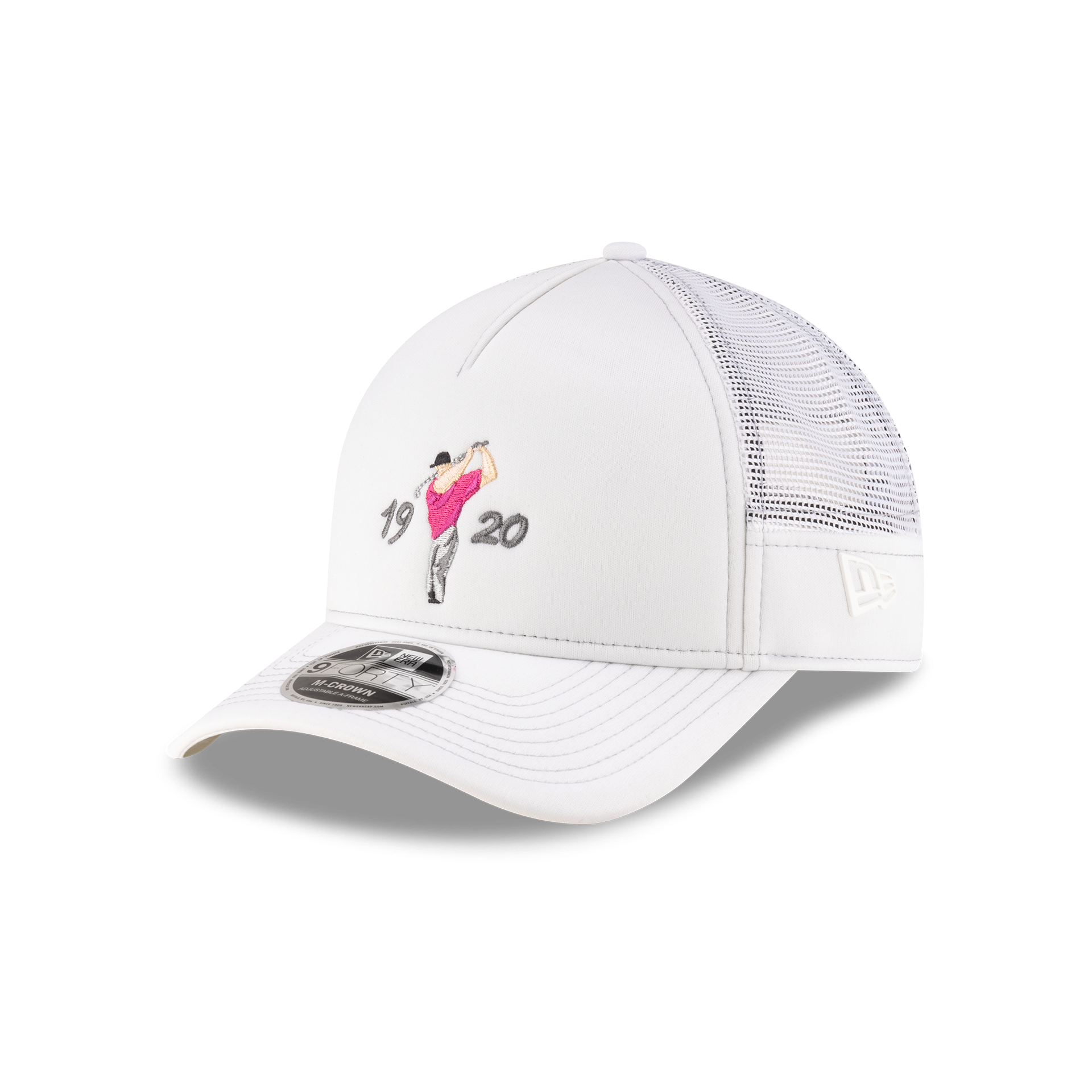 New Era Branded Golf 9FORTY M-Crown A-Frame Trucker Hat