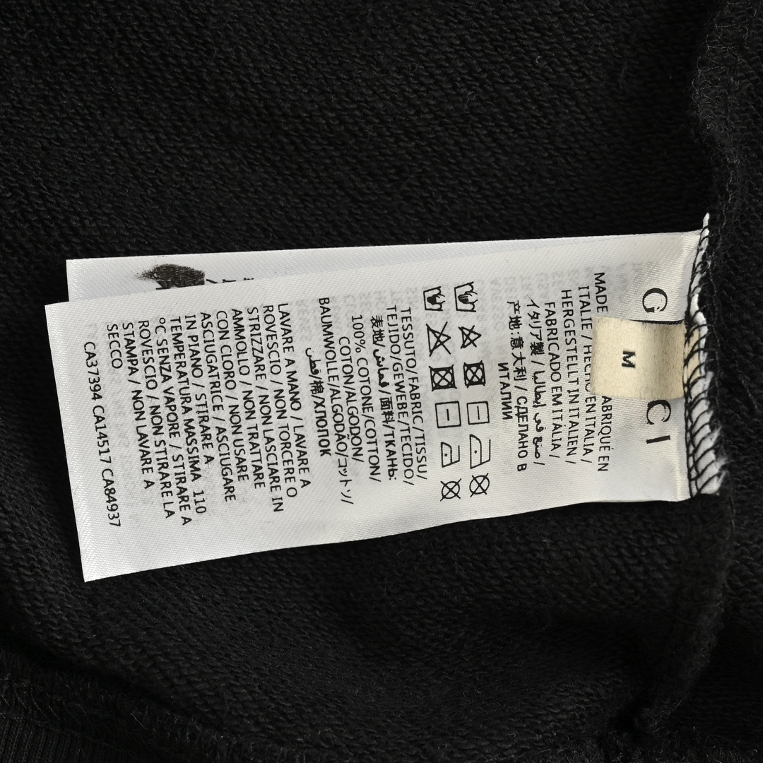 Gucci 24Fw rhinestone-embellished hooded sweatshirt