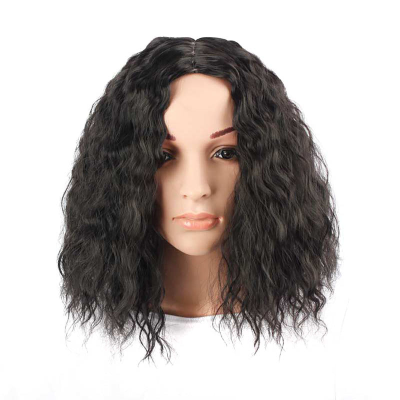 Luna Wigs Curly Bob Wig Short Shoulder African Americanen