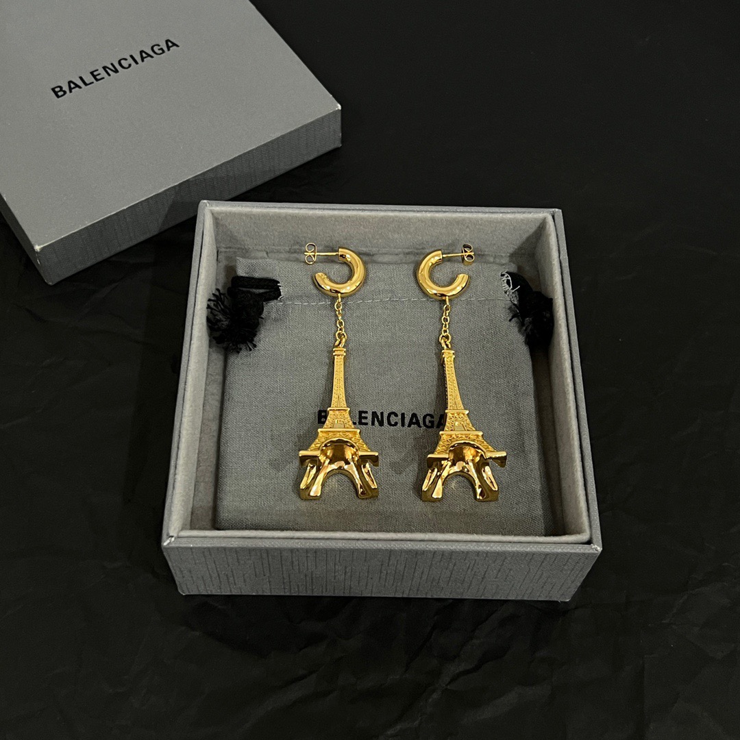 Balenciaga Eiffel Tower Earrings