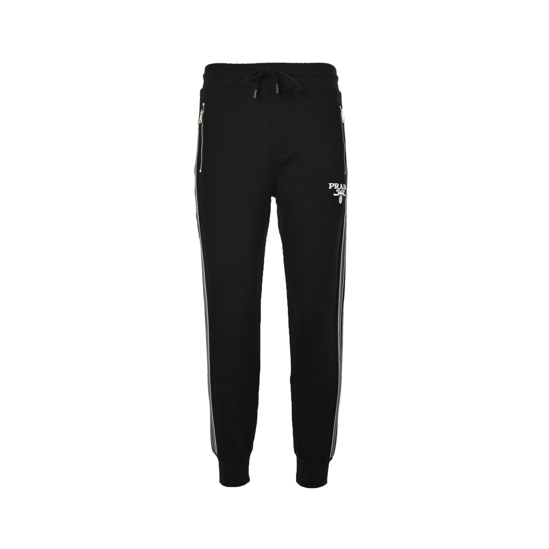 Prada 24Fw zip pocket side webbing trousers