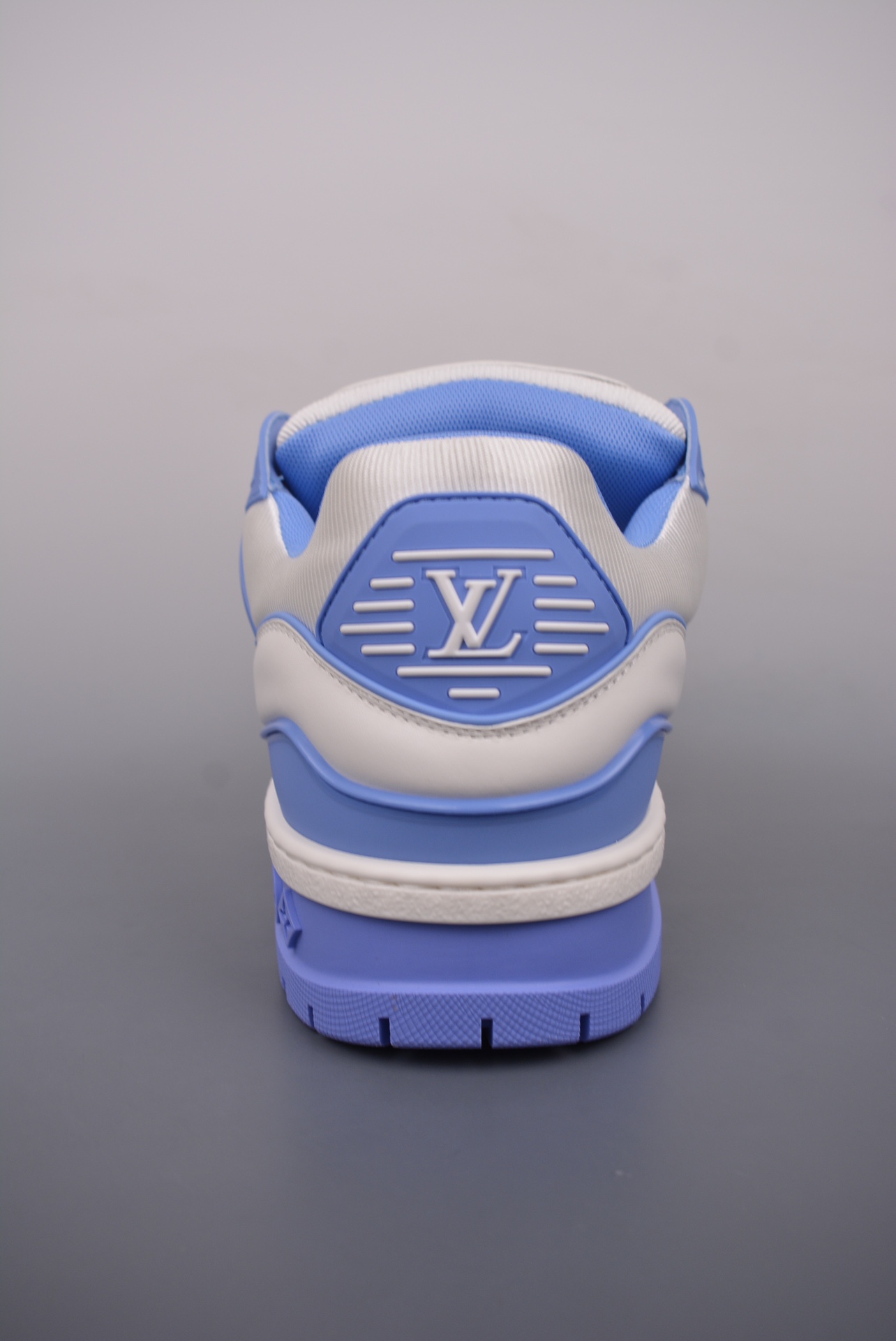 Louis Vuitton Trainer Maxi Low Sneaker White Blue Purple 1ACPQY