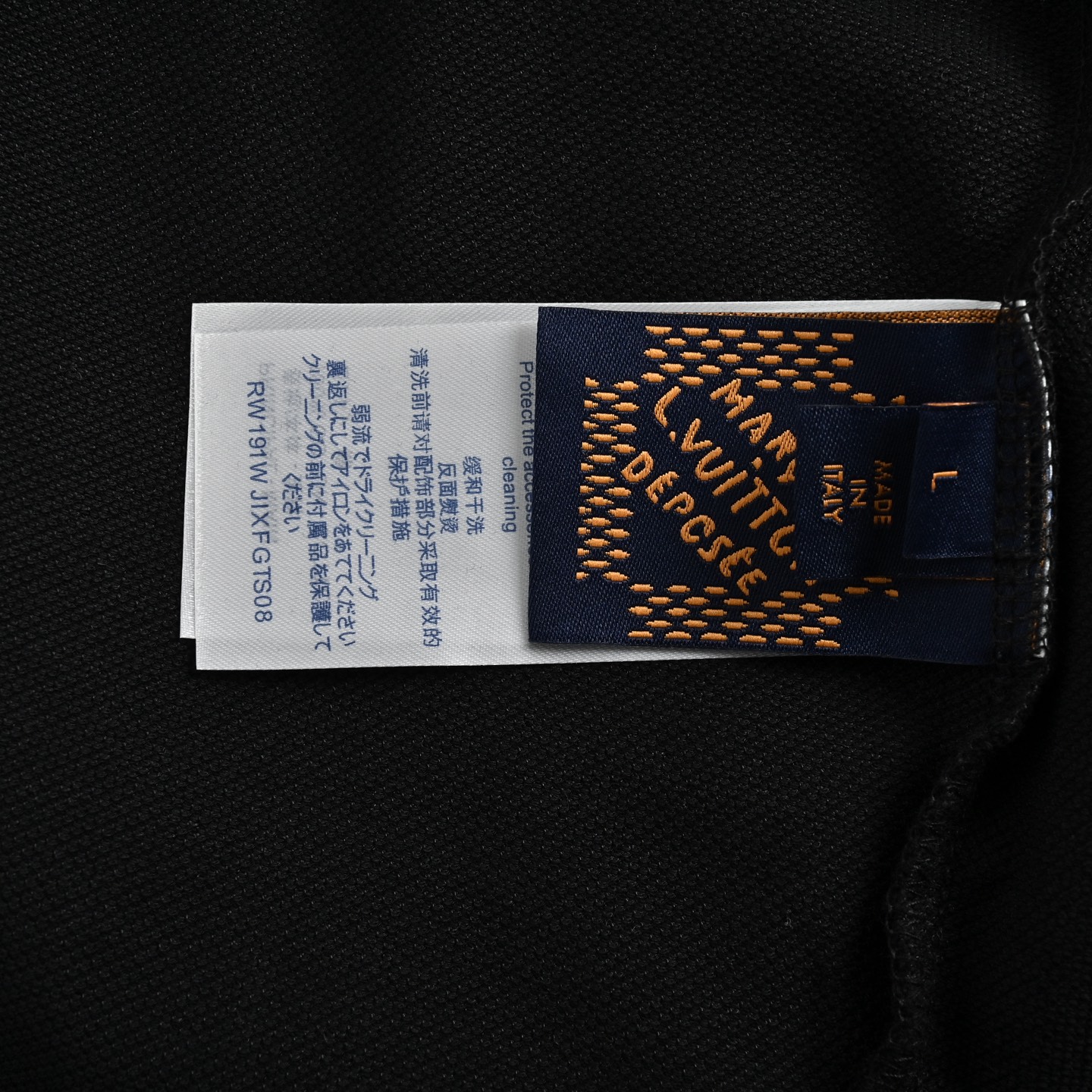 Louis Vuitton 25ss signature embroidered Polo short sleeve