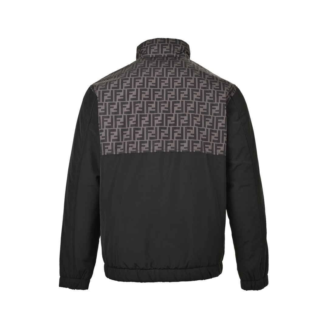 Fendi 24Fw FF full print patchwork cotton jacket