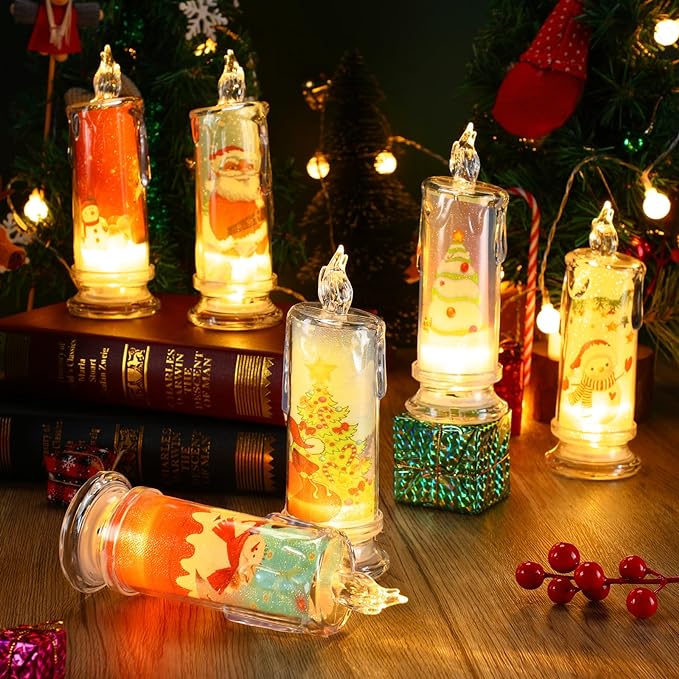 🎄New Year Sale- 80% OFF🎁Flickering Christmas Electronic Candles(4PCS/SET)--BUY 2 SETS  FREE SHIPING
