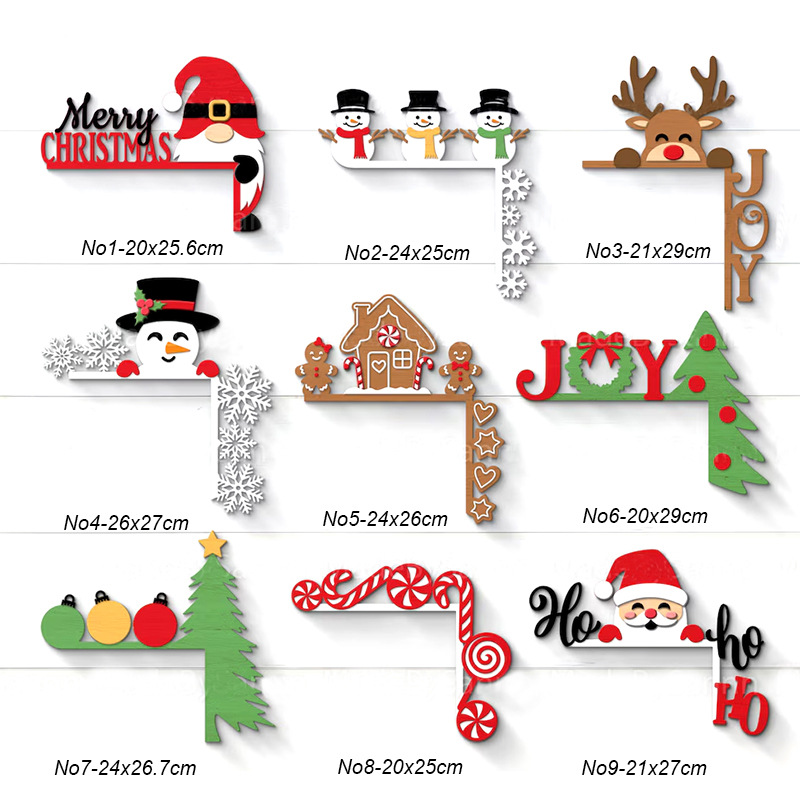 🎄Early Christmas New Sale🎄Metal Christmas Door Corner Decor