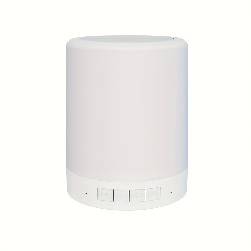 1pc Wireless Night Light Speaker Bass Mini Sound For School Supplies Home Decor, Office, Camping