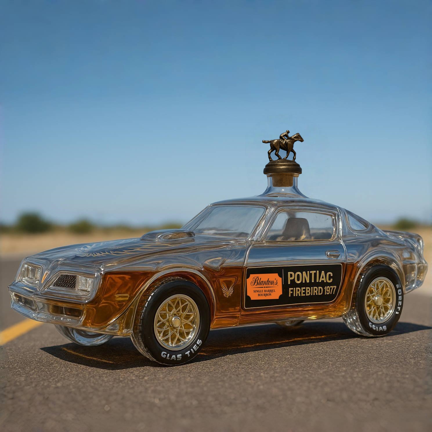 1977 Pontiac Firebird Whiskey Bottle