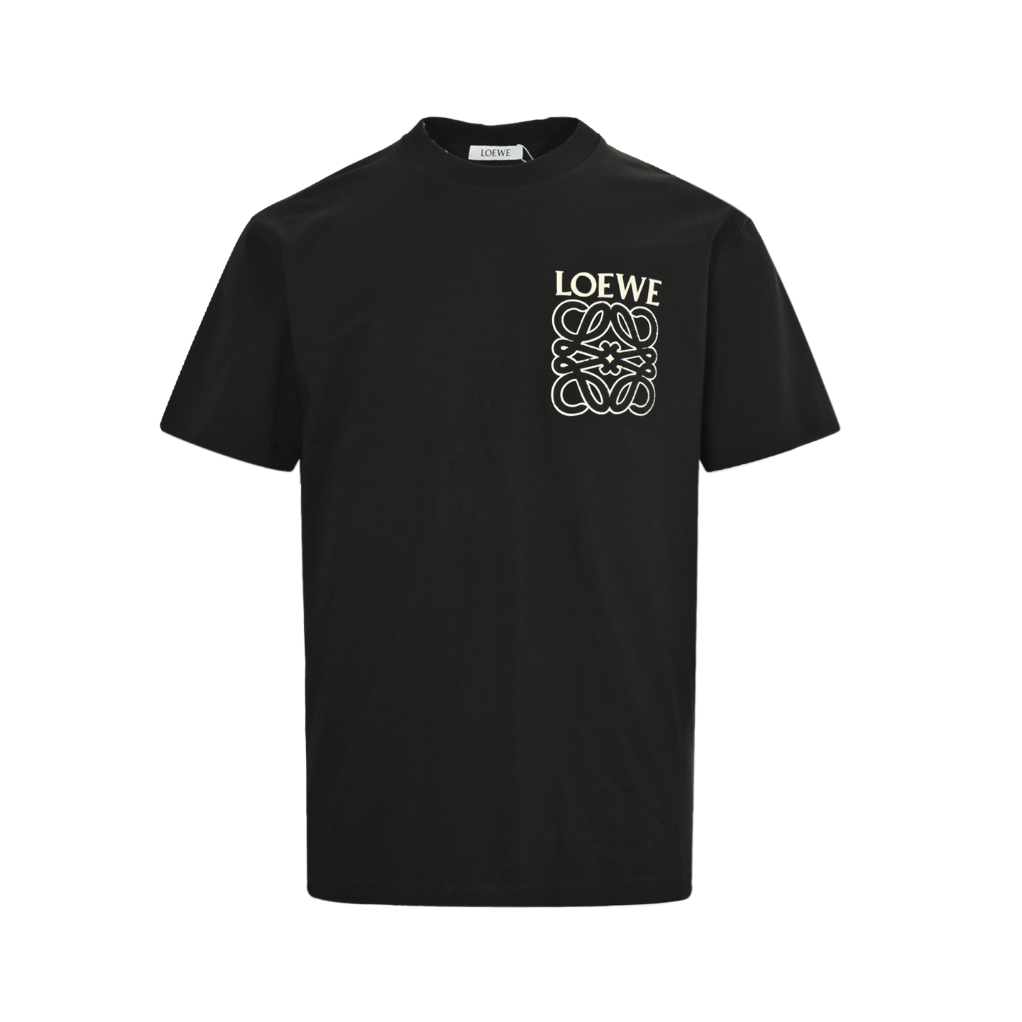 Loewe 25ss short-sleeved shirt with pocket towel and embroidered logo