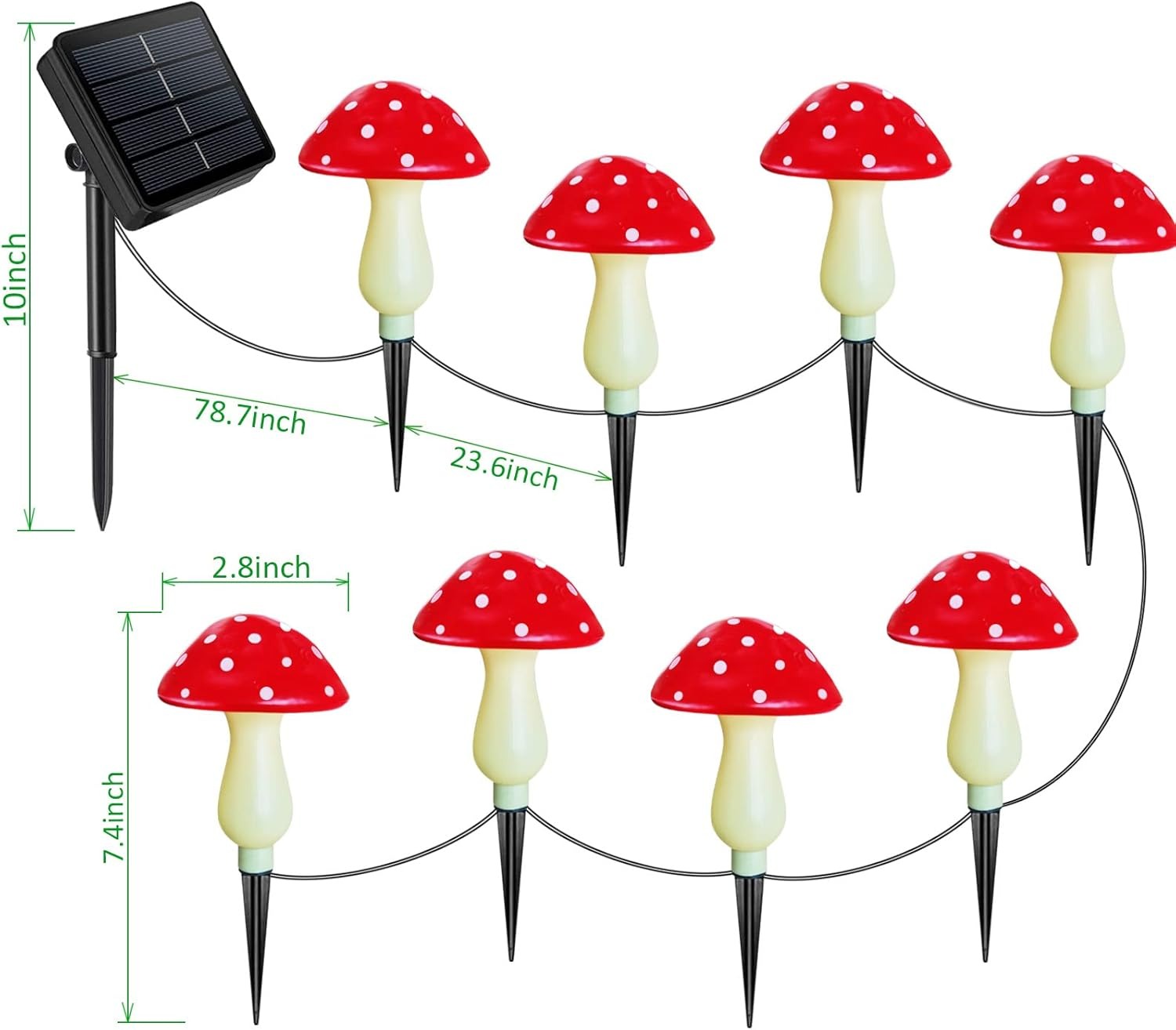 💥ON SALE💥Outdoor Lamp Solar Mushroom Light