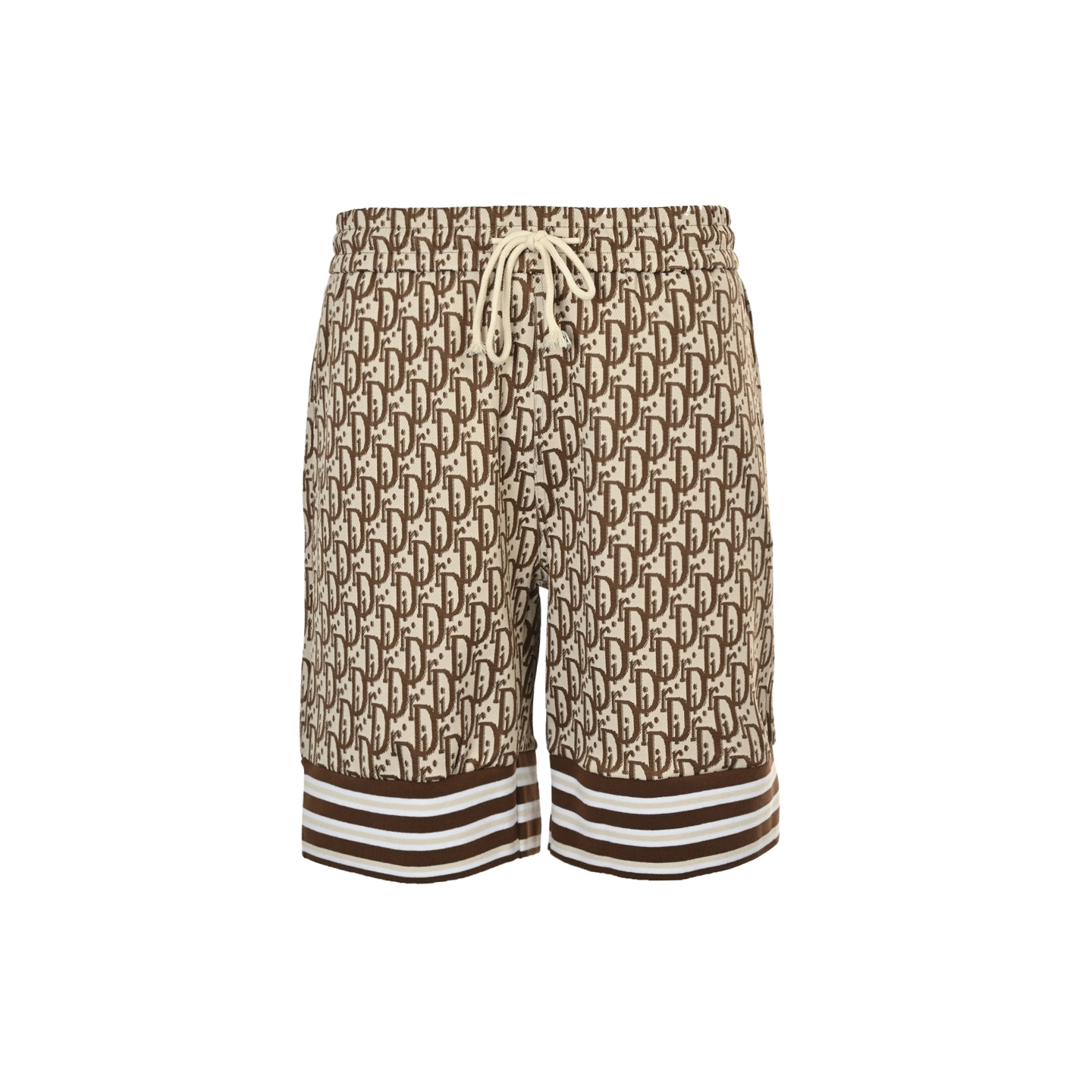 Dior 25ss all over print monogram jacquard patchwork shorts