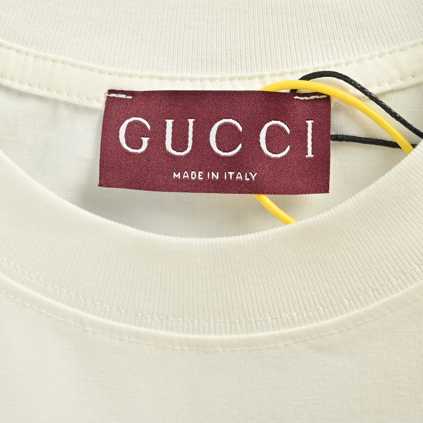 Gucci 25ss striped anchor print short sleeve