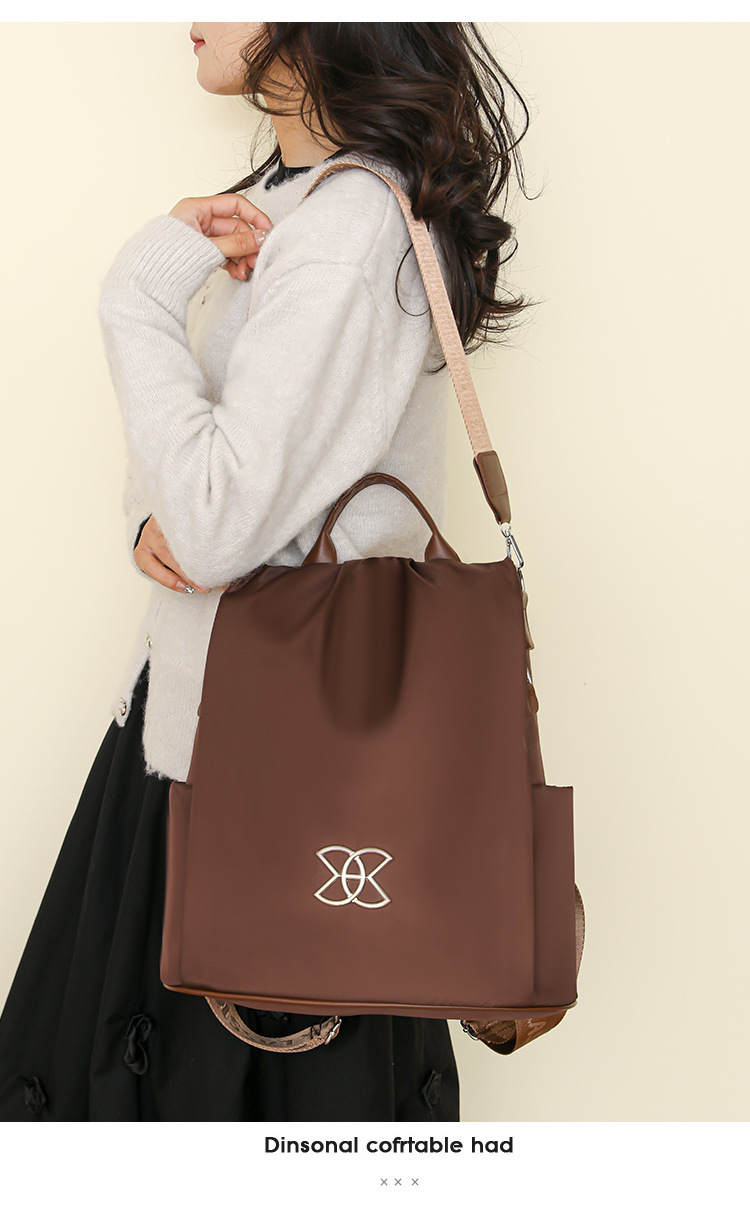 Anti-theft multi-purpose large capacity oxford cloth lightweight shoulder bag