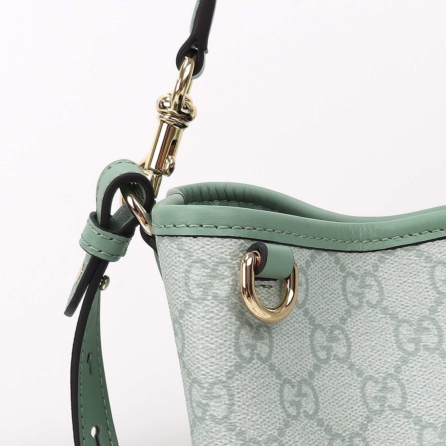 Gucci GG Emblem small bucket bag 815118 FAD6L 8458