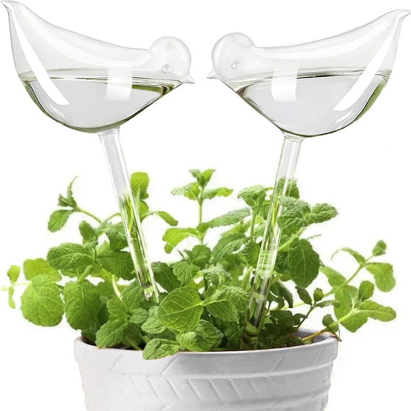 BUY 5 GET 3 FREE & FREE SHIPPING--Beautiful Bird Shaped Glass Self-Watering Globes - Automatic Plant Watering Device