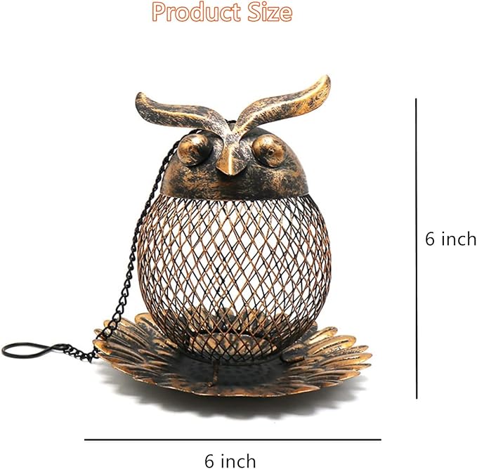 🔥HOT SALE 50% OFF🔥Heavy Duty Copper Metal Mesh Wild Finch Bird Feeder🐦