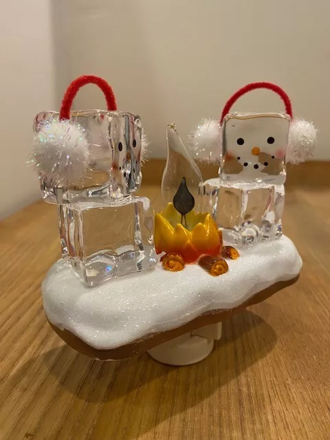 🌲🧊Cute Christmas Ice Cube Bonfire Night Lights