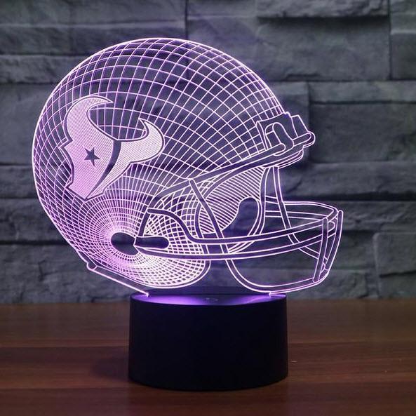 HOUSTON TEXANS 3D LED LIGHT LAMP