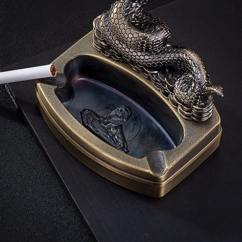 Ghost Head Ashtray with Lighter