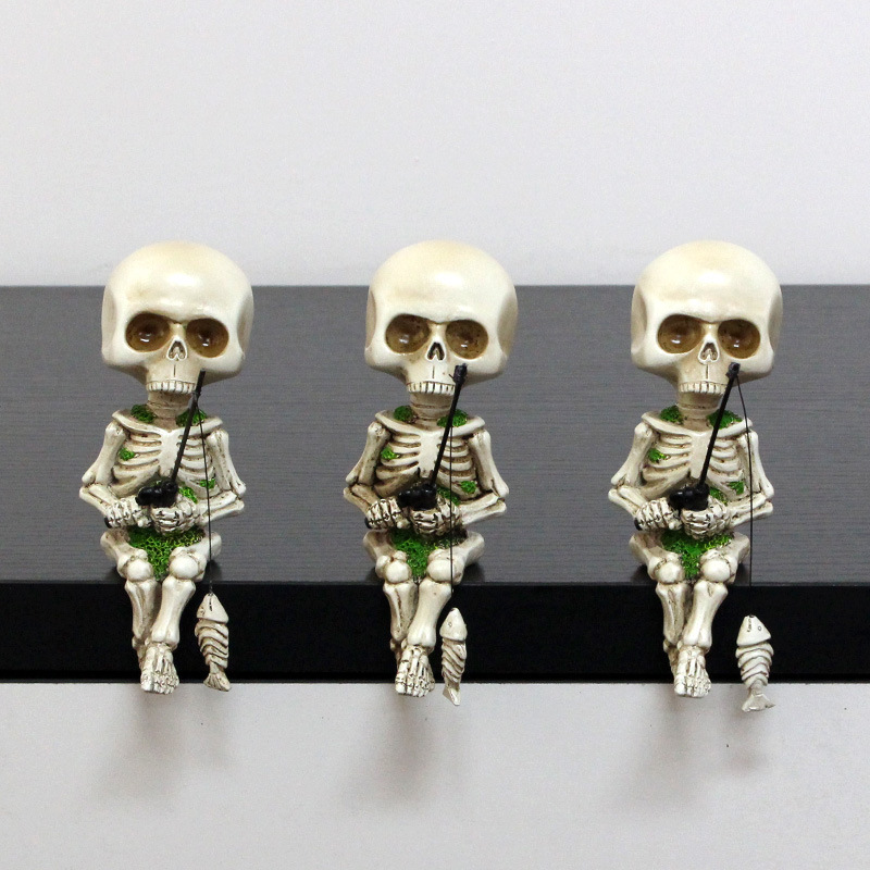 (🔥Last Day Promotion-SAVE 60% OFF)💀EVIL SKULL TRIO STATUE(A SET OF 3PCS)-WITH AIR FRESHENER-BUY 2 GET 10% OFF & FREE SHIPPING