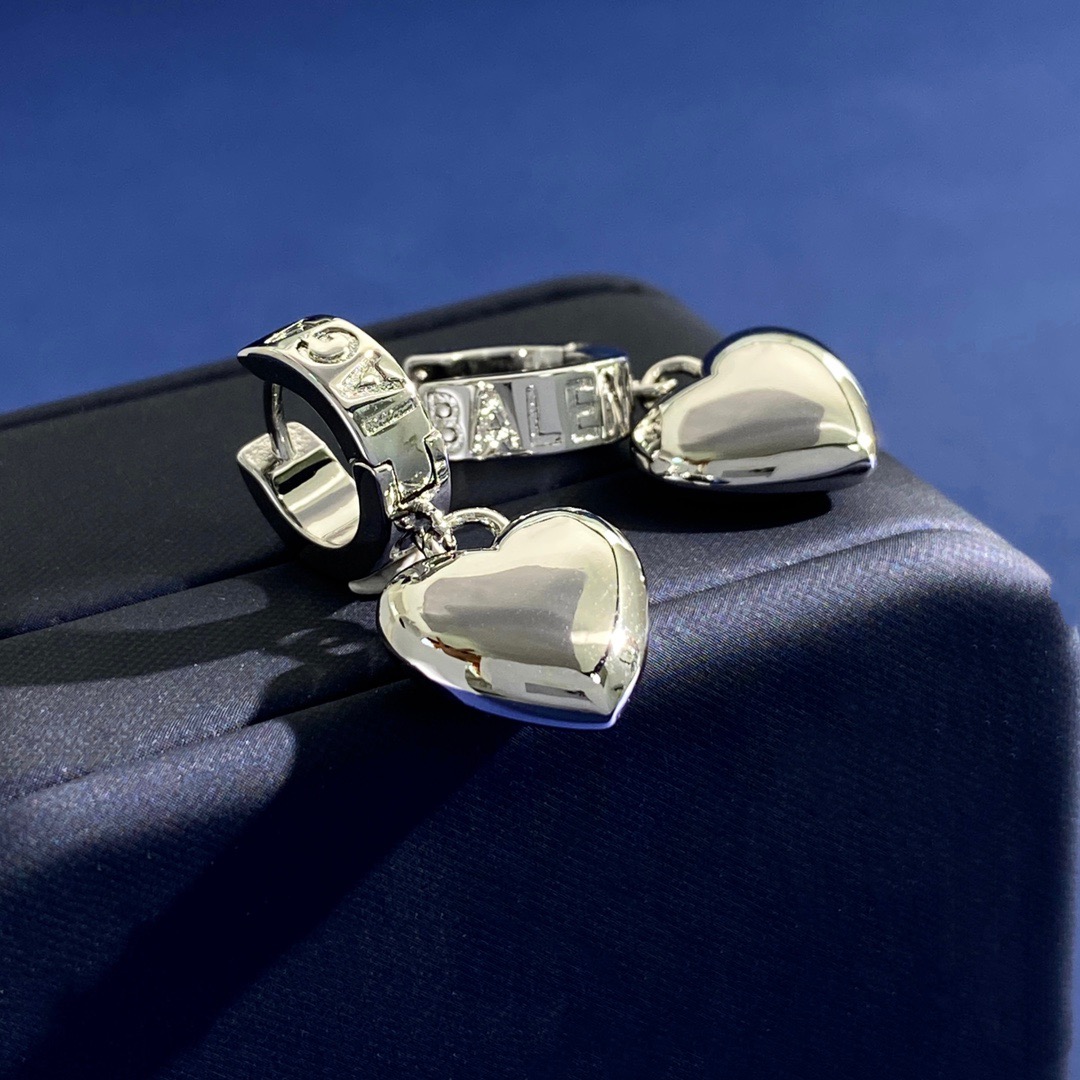 Balenciaga Heart Earrings