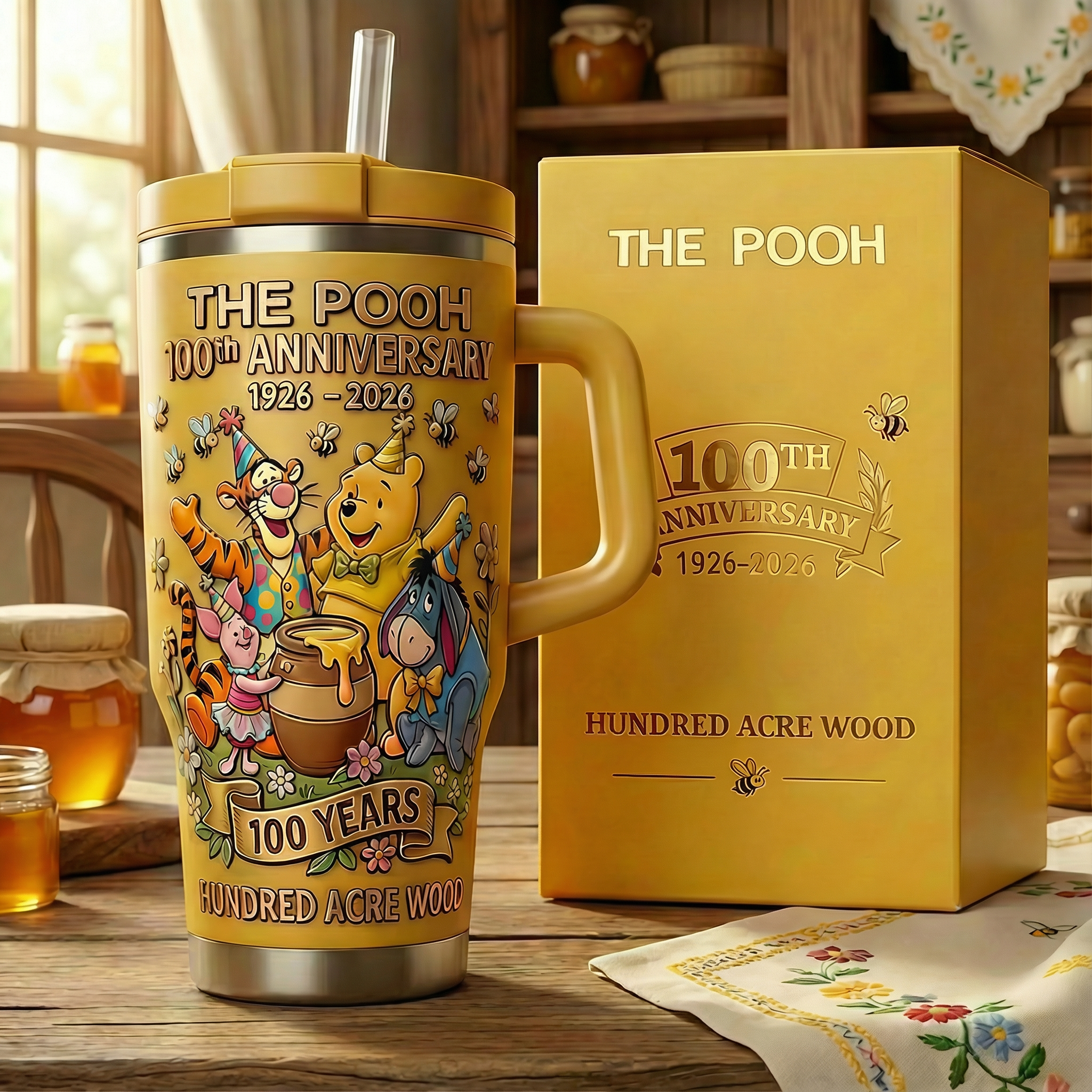 The Pooh 100th Anniversary Tumbler
