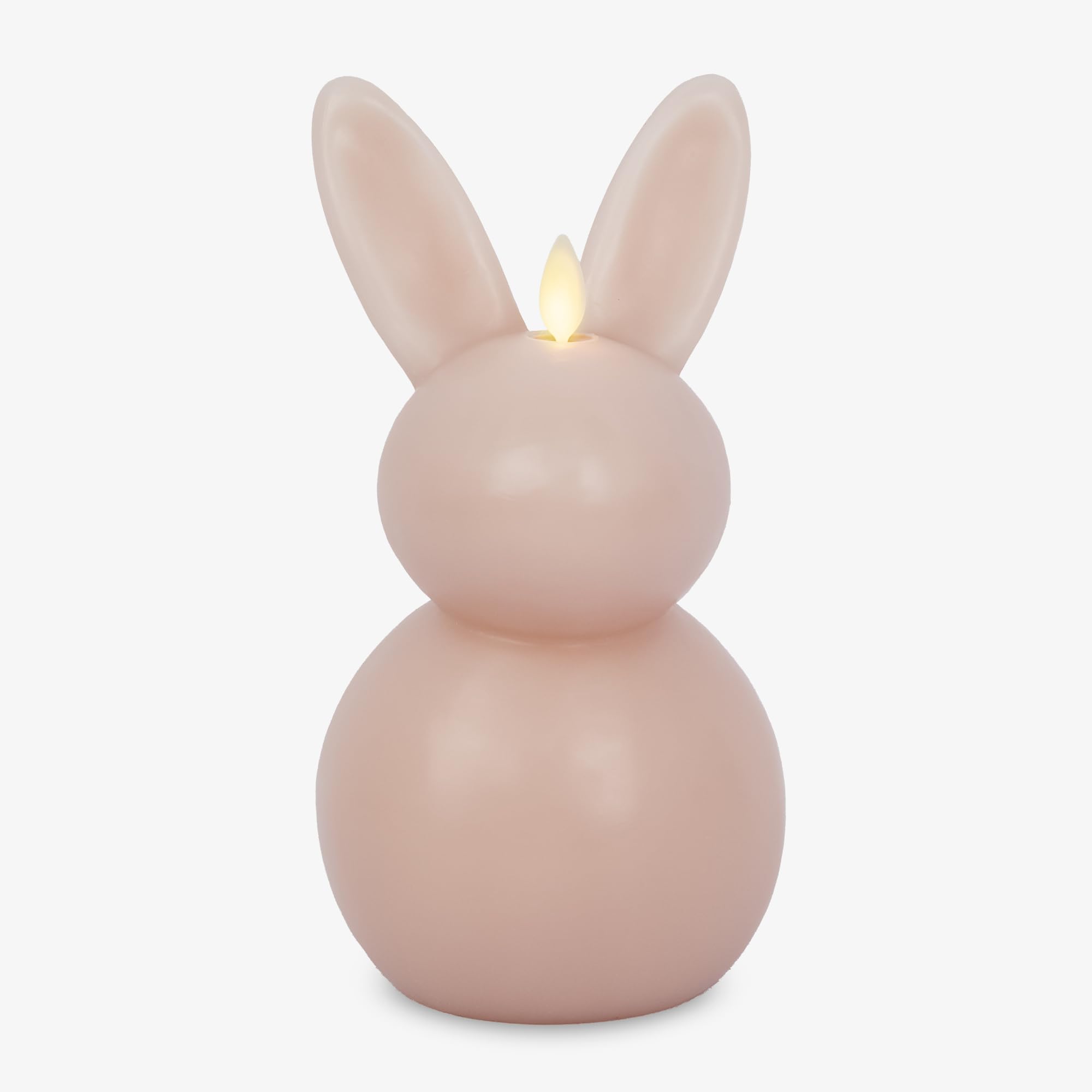 Flickering LED Flame Bunny Candle - AA Batteries