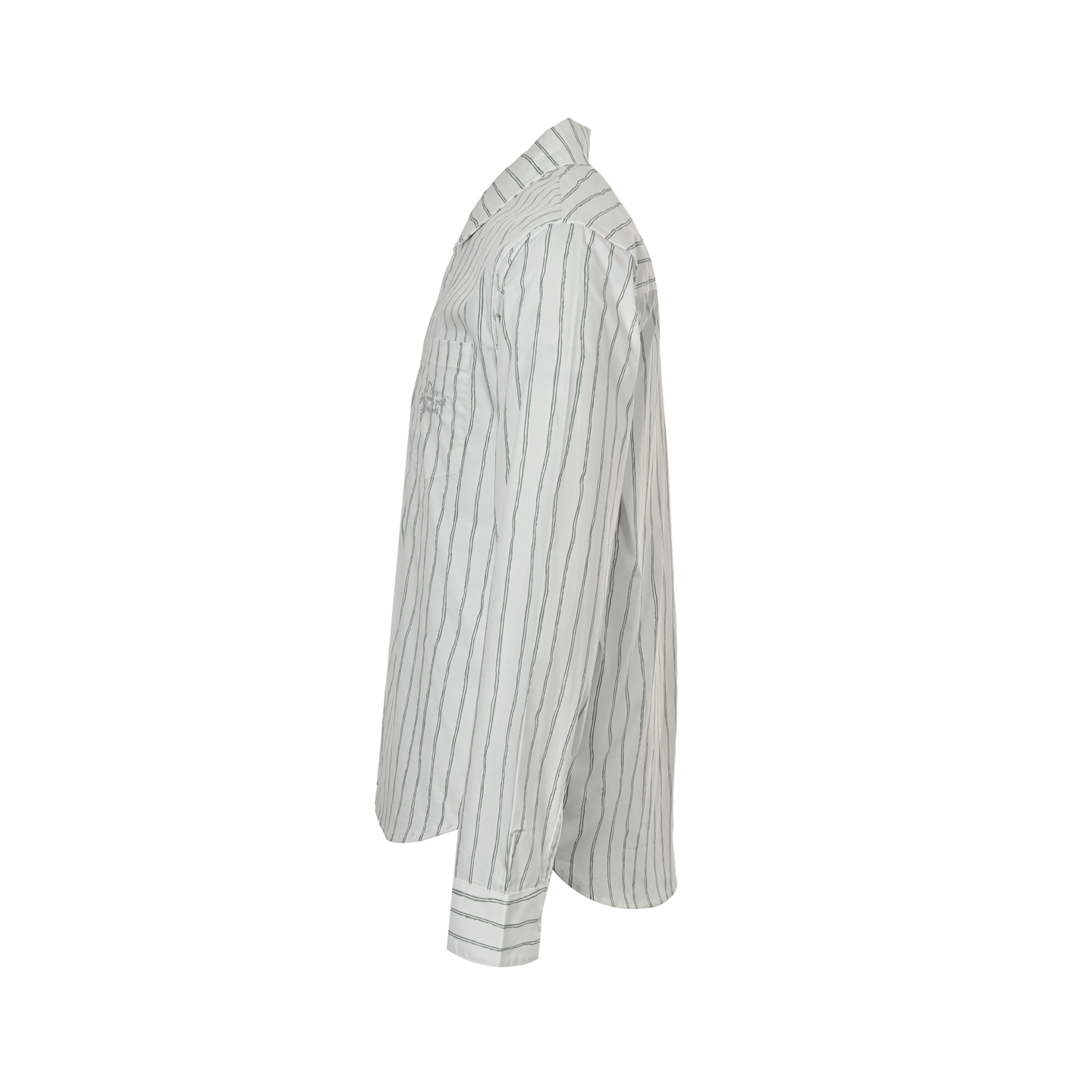 Dior 25ss pocket embroidered striped shirt