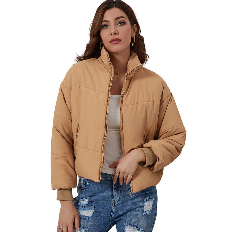 Lapel Warm Long Sleeve Coat for Women