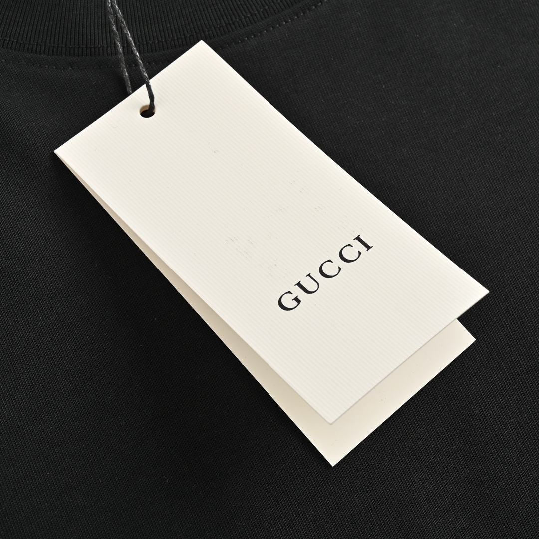 Gucci 24ss 1921 series printed logo short sleeves