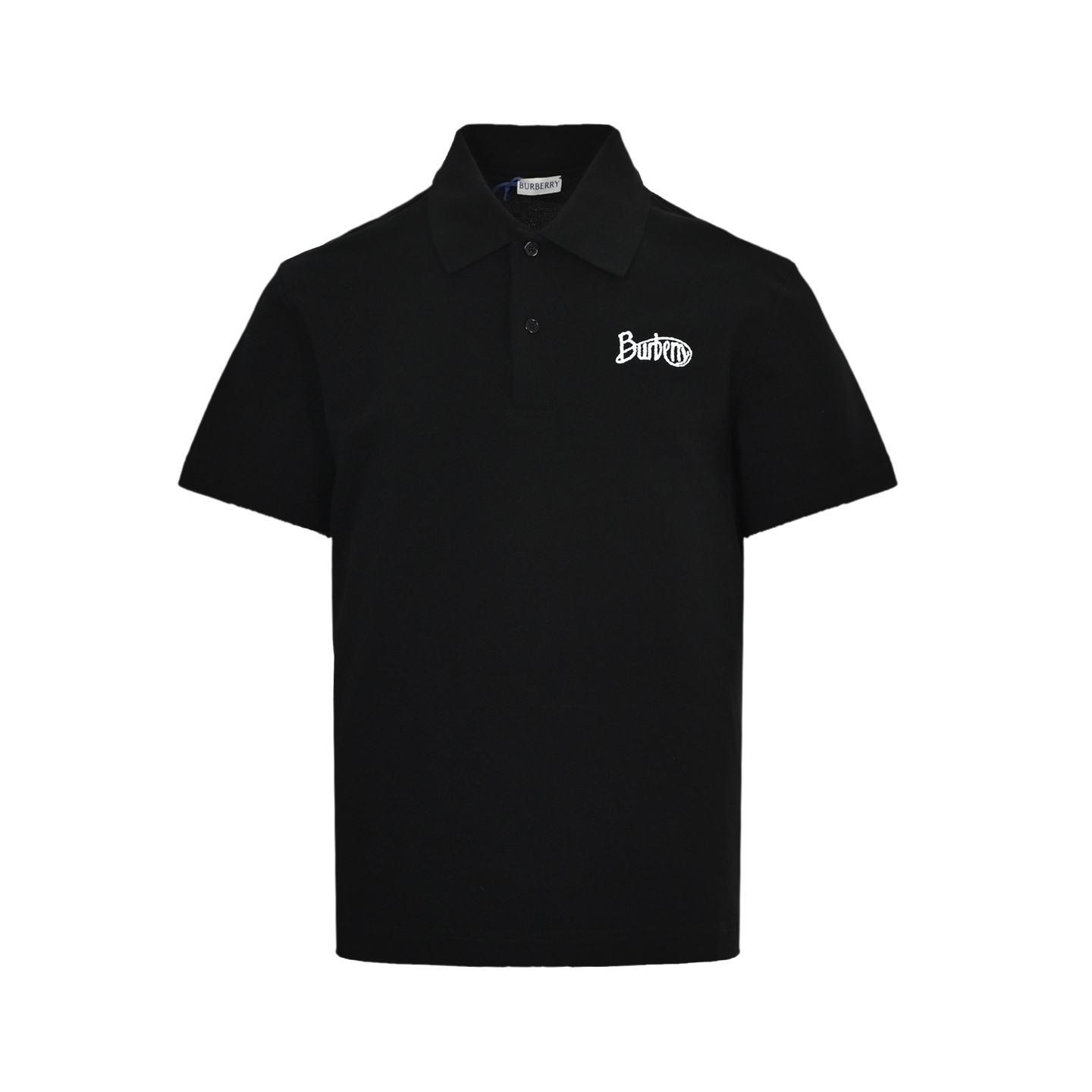 Burberry Script Embroidery Polo Short Sleeve