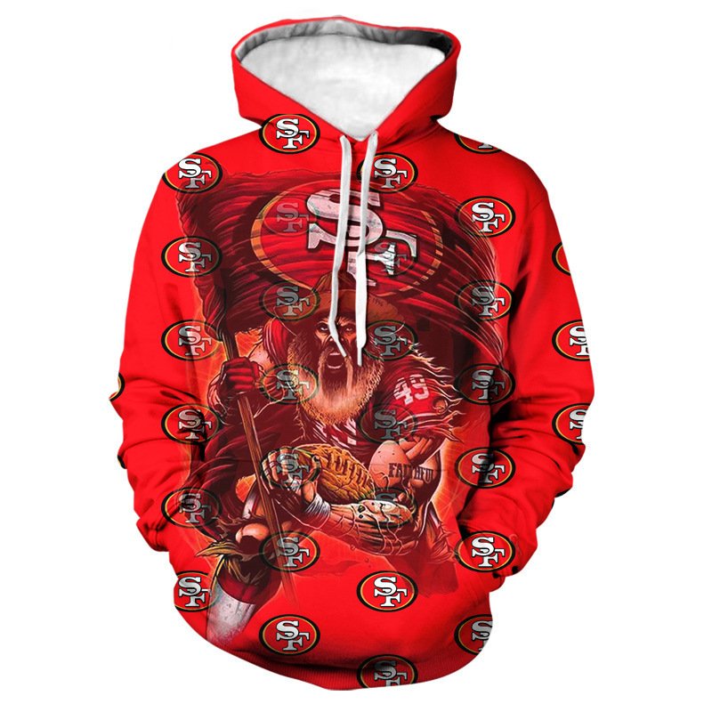 SAN FRANCISCO 49ERS 3D HOODIE 2211