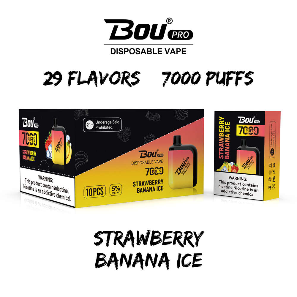 bou pro strawberry banana ice