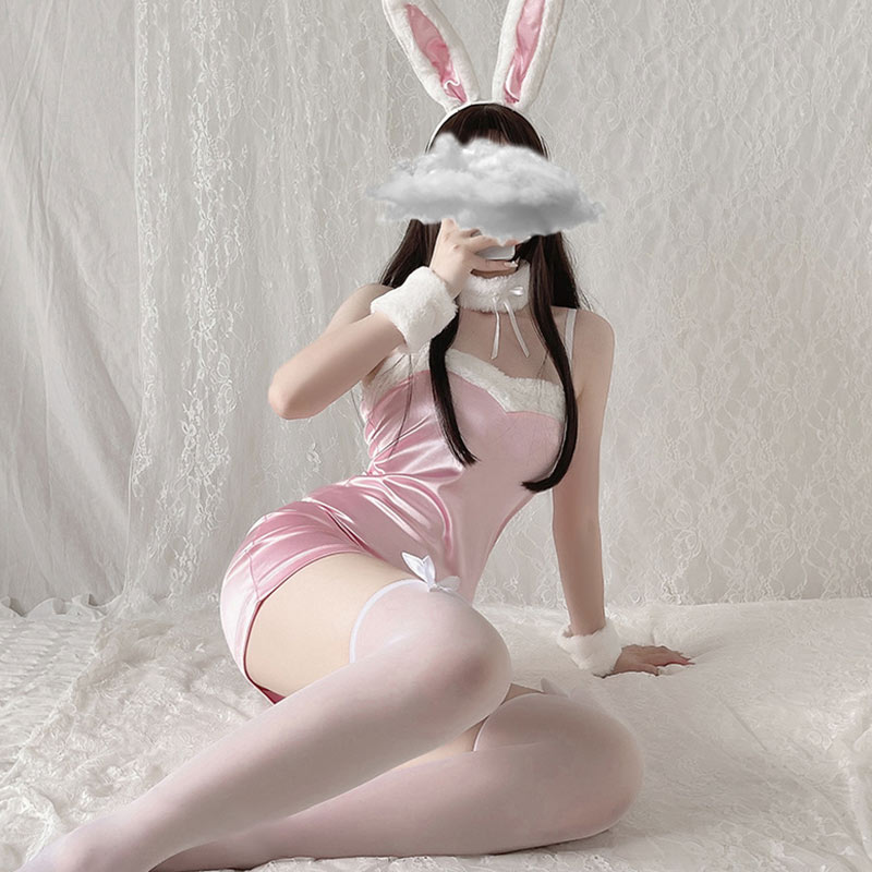 Bunny Girl Slip Dress Nightdress Lingerie Set
