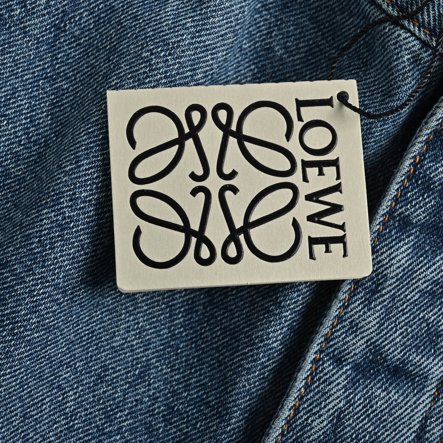 Loewe Anagram denim embroidered jeans