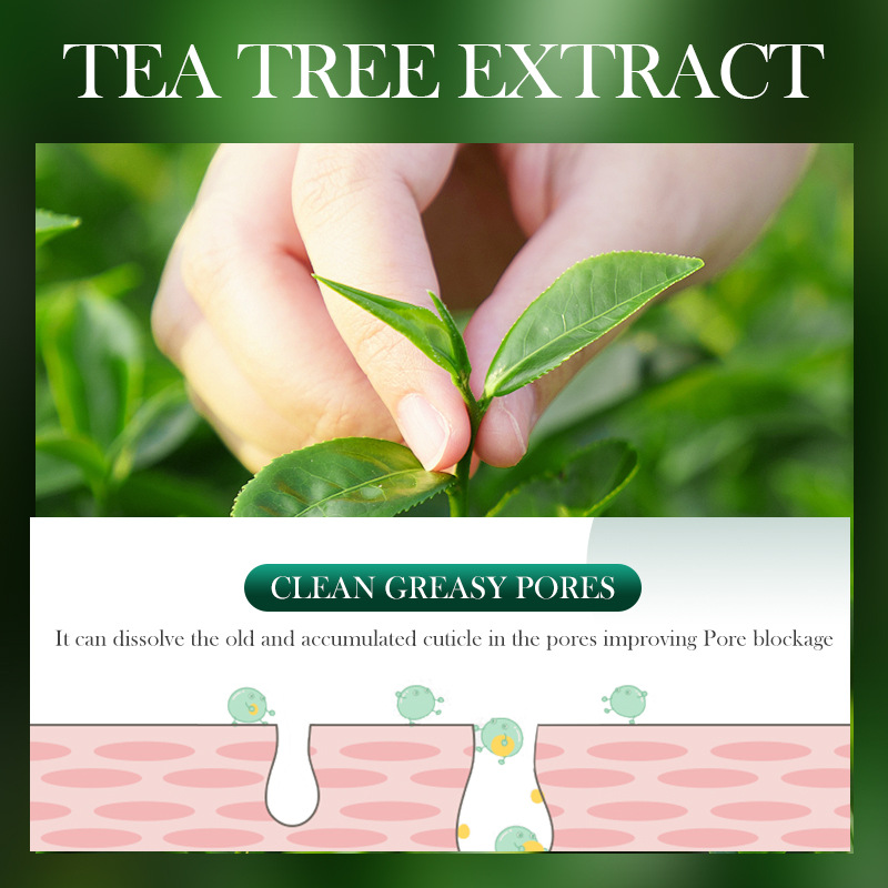 Tea tree mask is refreshing and moisturizing, deeply replenishing moisture to the skin