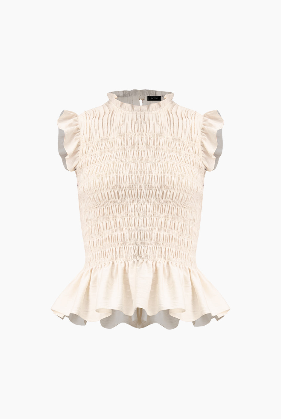Blusa lisa con smock