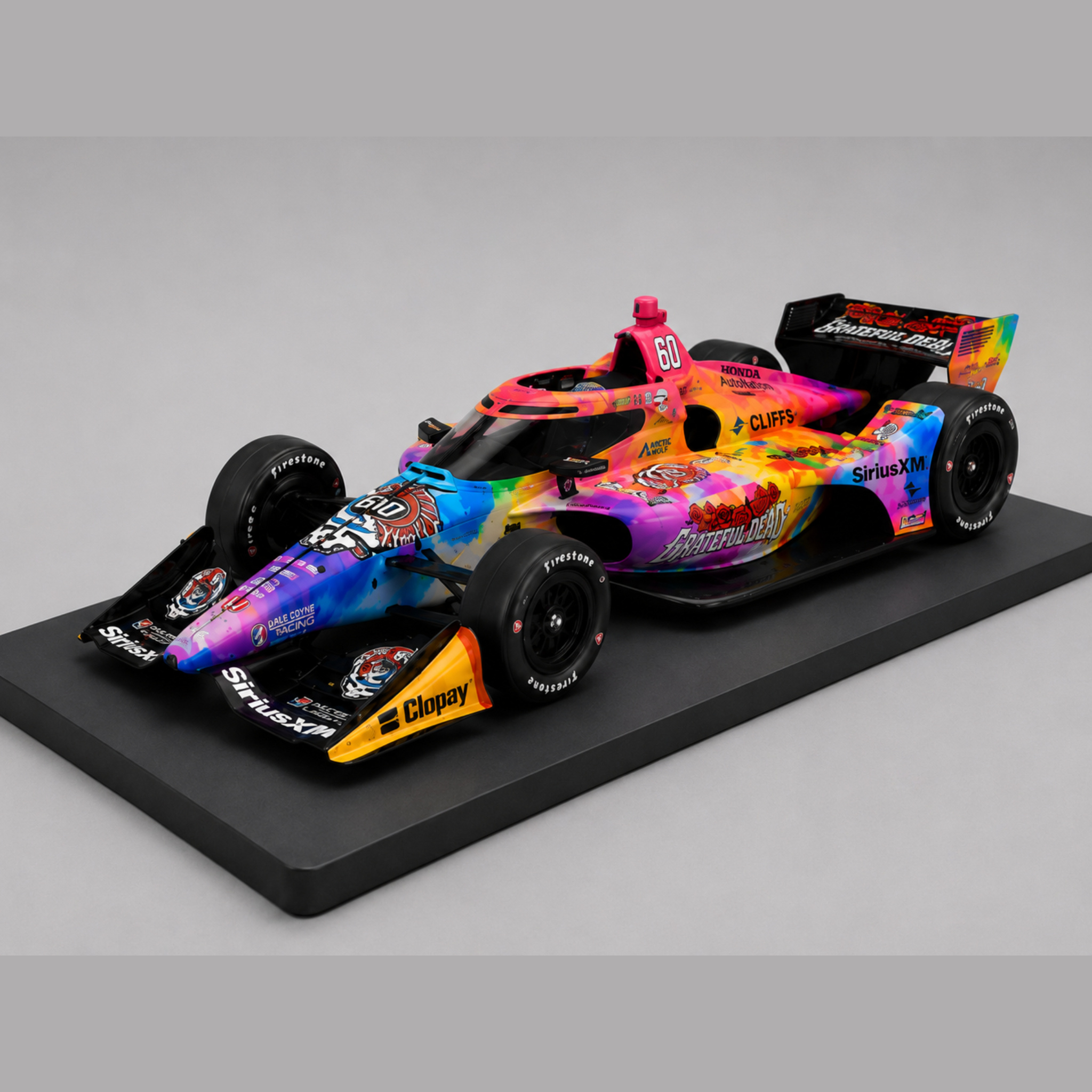 🌈 SiriusXM x CREED 2025 Indy 500 1:32  Race Car Model 🏎
