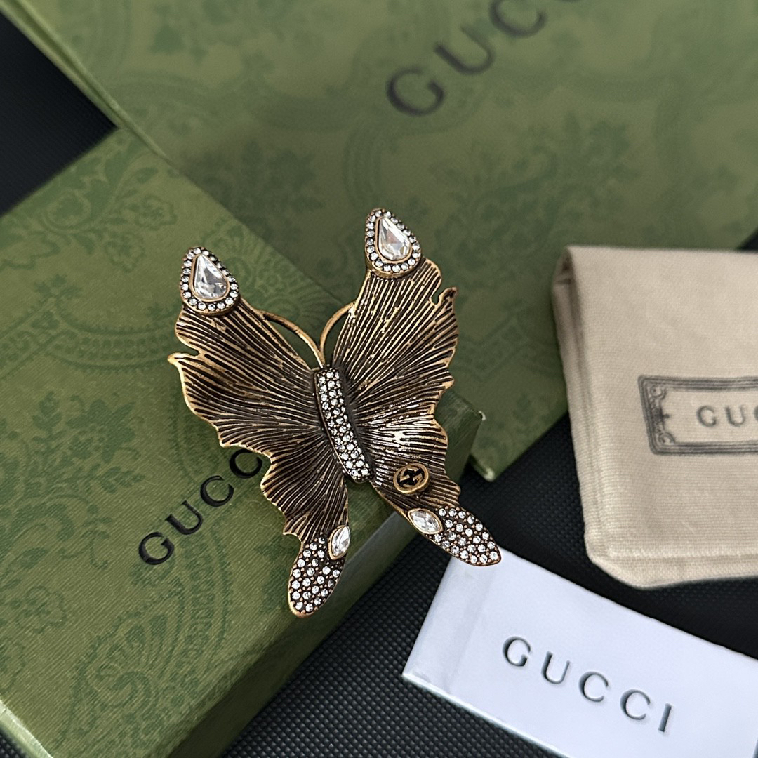 Gucci Butterfly Vintage Brooch