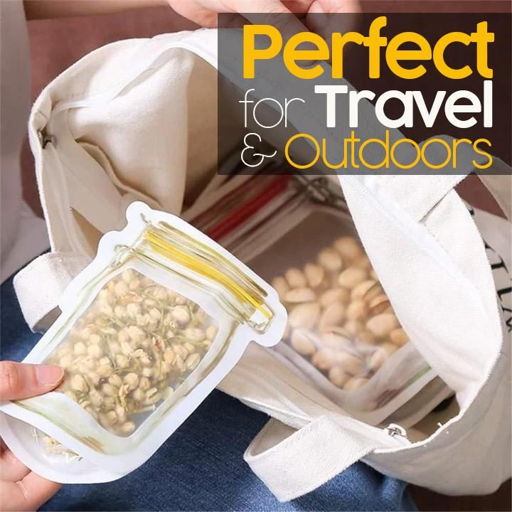 2021 REUSABLE MASON BOTTLE ZIPLOCK BAG (SET OF 7)
