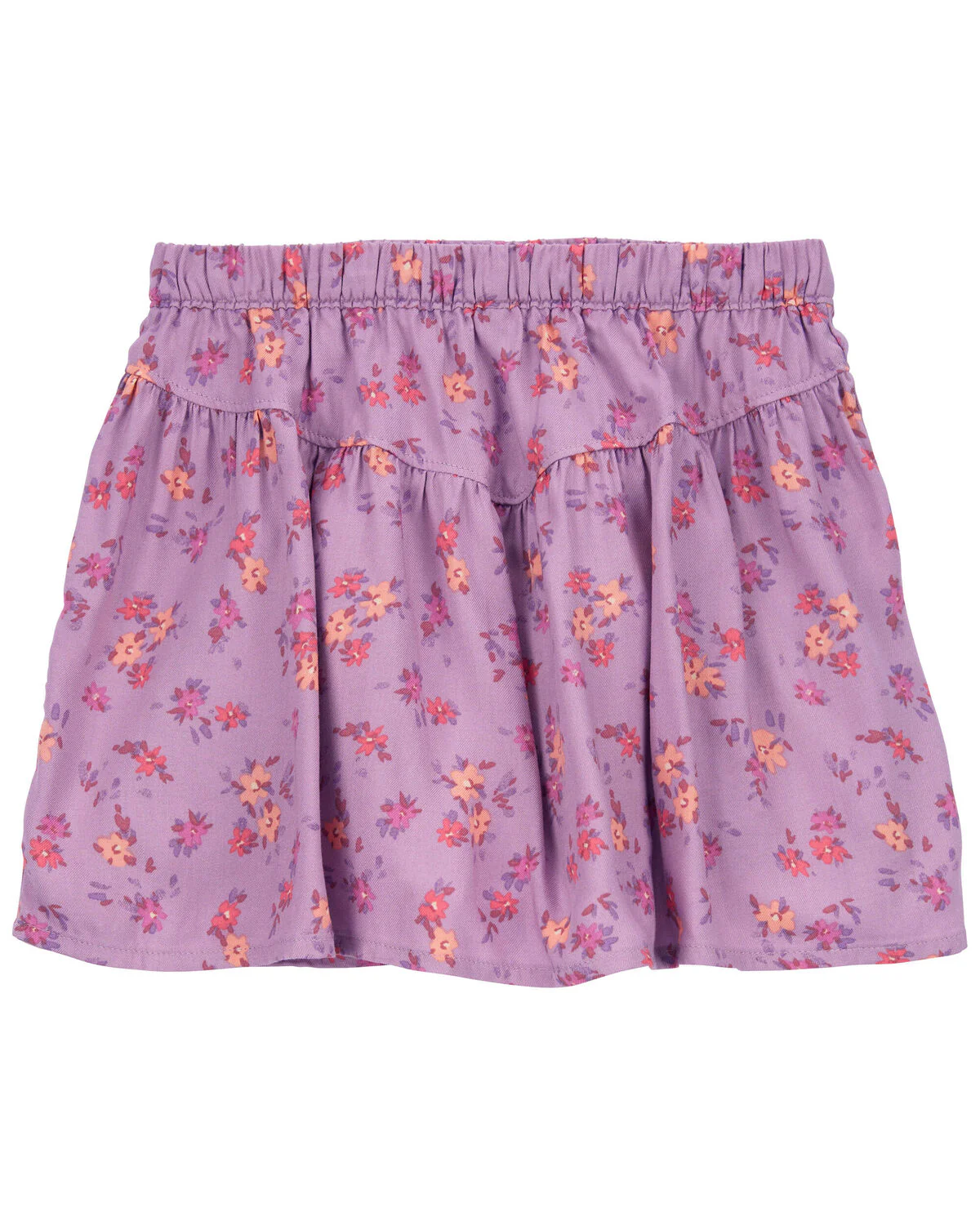 Oshkosh Kid LENZING™ ECOVERO™ Floral Print Smocked Top with Skort