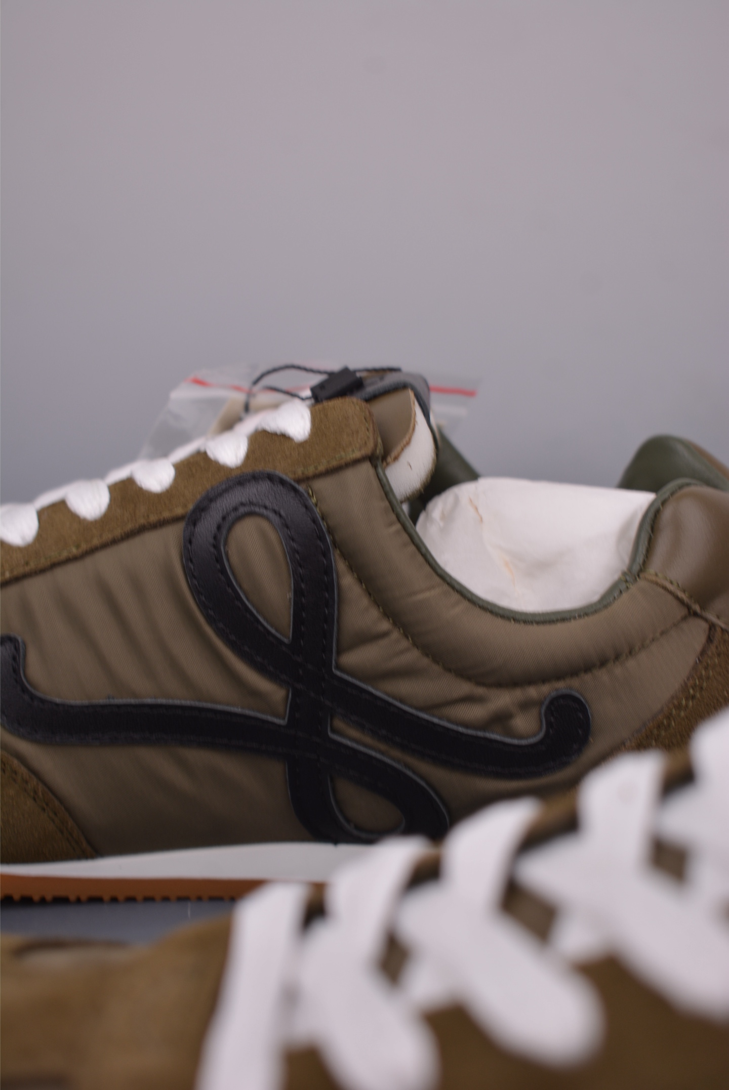Loewe Ballet Runner 2.0 Sneakers “Light Khaki/Black/White” M816282XBR_6327_1O