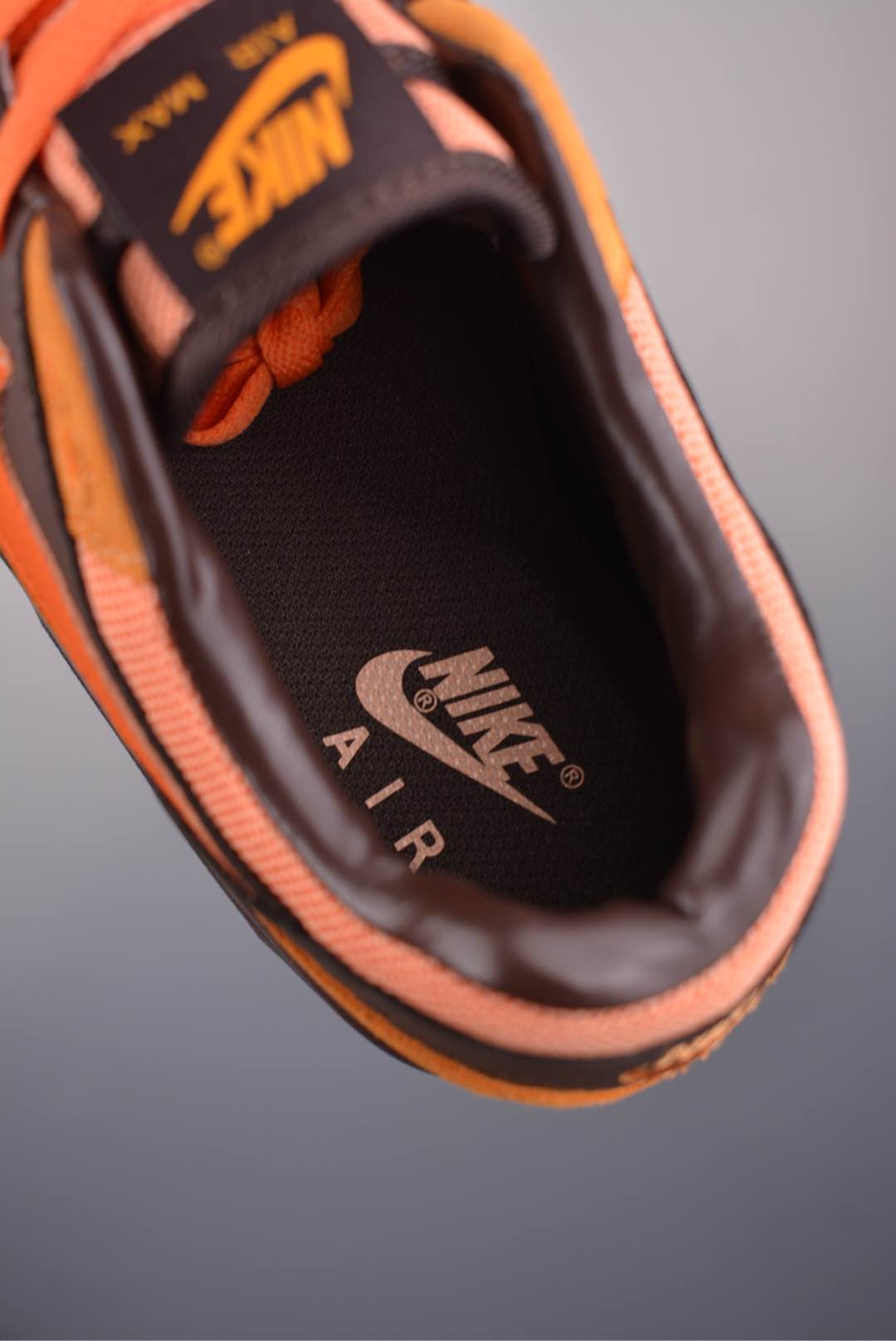 Nike Air Max 1 Premium King's Day Dark Brown and Orange HF7346-200